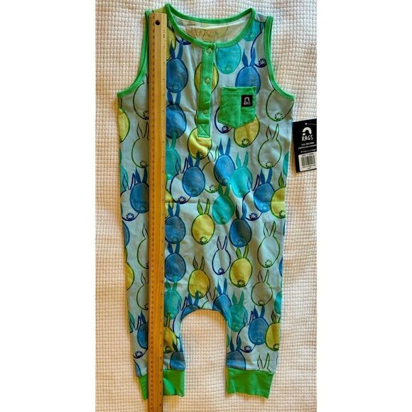 NWT Rags to Rachs Bouncing Toddler One-Piece Summer Romper Size 3/4 - Picture 3 of 7